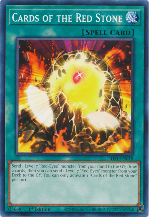Cards of the Red Stone [LDS1-EN018] Common | L.A. Mood Comics and Games