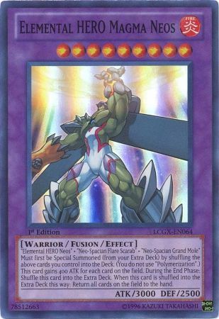Elemental HERO Magma Neos [LCGX-EN064] Super Rare | L.A. Mood Comics and Games