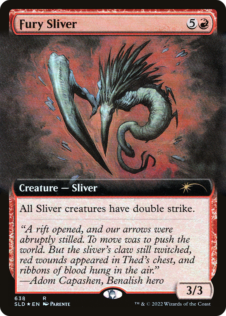 Fury Sliver (Extended Art) [Secret Lair Drop Promos] | L.A. Mood Comics and Games