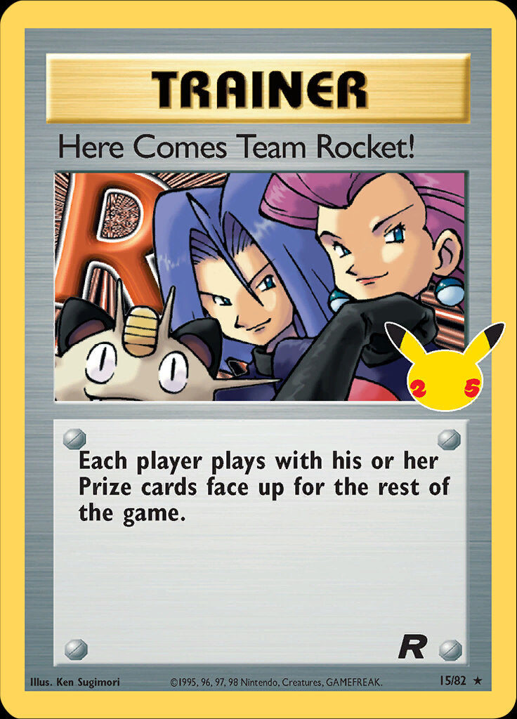 Here Comes Team Rocket! (15/82) [Celebrations: 25th Anniversary - Classic Collection] | L.A. Mood Comics and Games