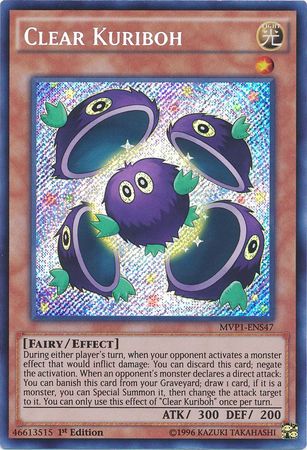 Clear Kuriboh [MVP1-ENS47] Secret Rare | L.A. Mood Comics and Games