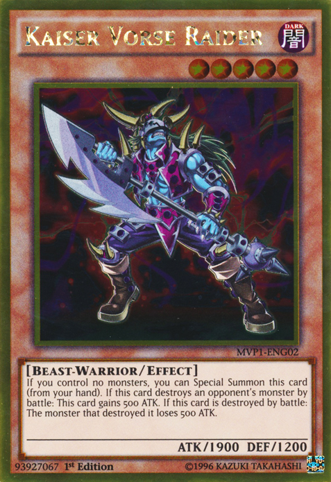 Kaiser Vorse Raider [MVP1-ENG02] Gold Rare | L.A. Mood Comics and Games