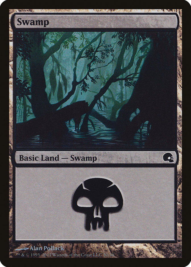 Swamp (30) [Premium Deck Series: Graveborn] | L.A. Mood Comics and Games