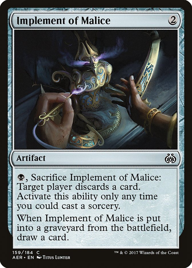 Implement of Malice [Aether Revolt] | L.A. Mood Comics and Games