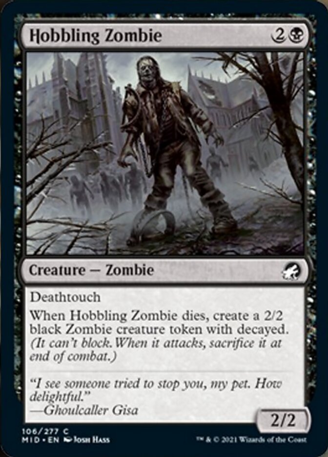 Hobbling Zombie [Innistrad: Midnight Hunt] | L.A. Mood Comics and Games