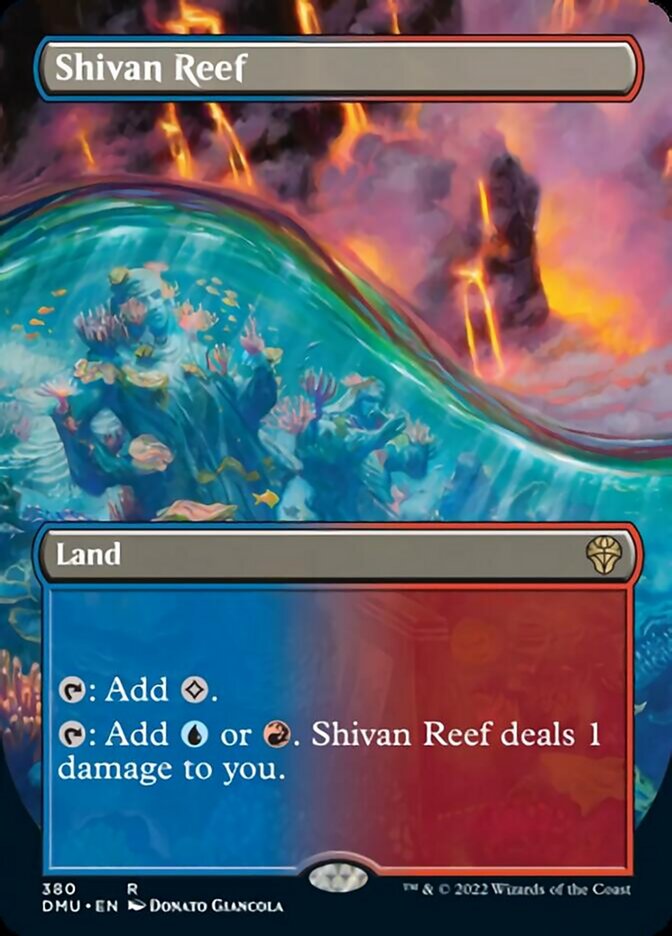 Shivan Reef (Borderless Alternate Art) [Dominaria United] | L.A. Mood Comics and Games