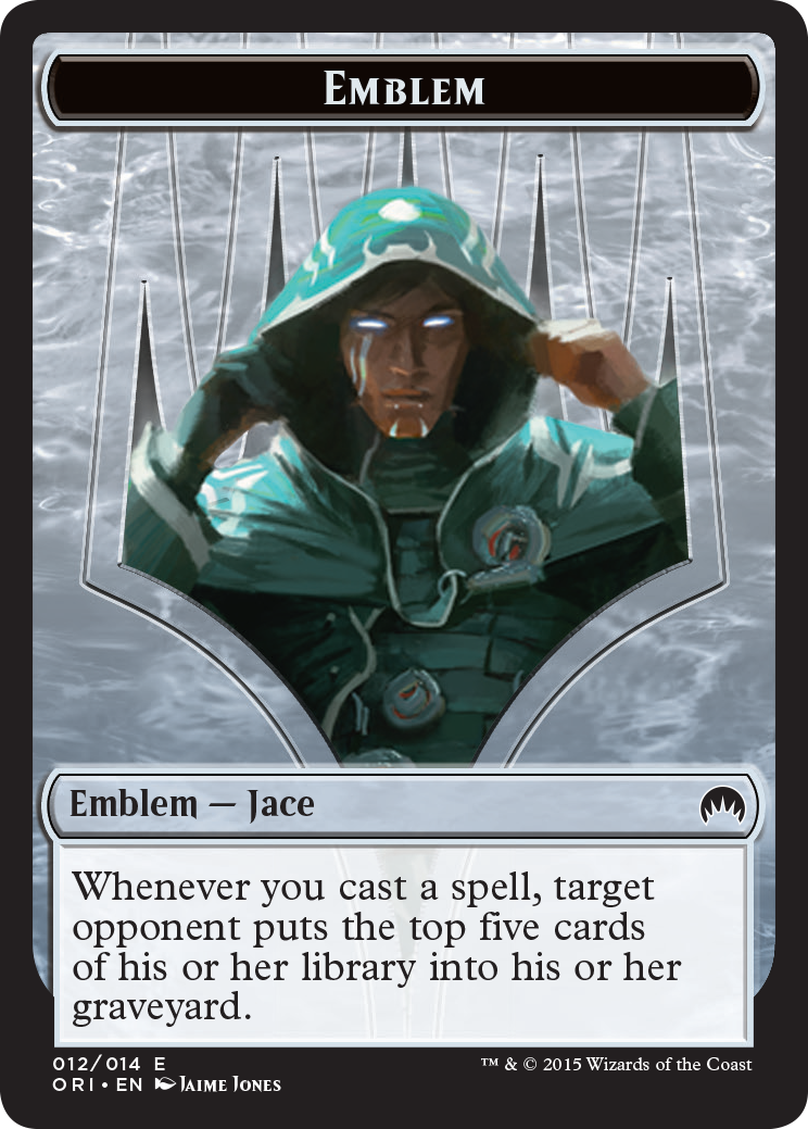 Pest // Jace, Telepath Unbound Emblem Double-Sided Token [Secret Lair: From Cute to Brute Tokens] | L.A. Mood Comics and Games