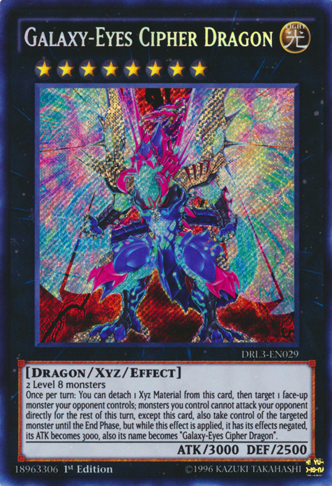 Galaxy-Eyes Cipher Dragon [DRL3-EN029] Secret Rare | L.A. Mood Comics and Games