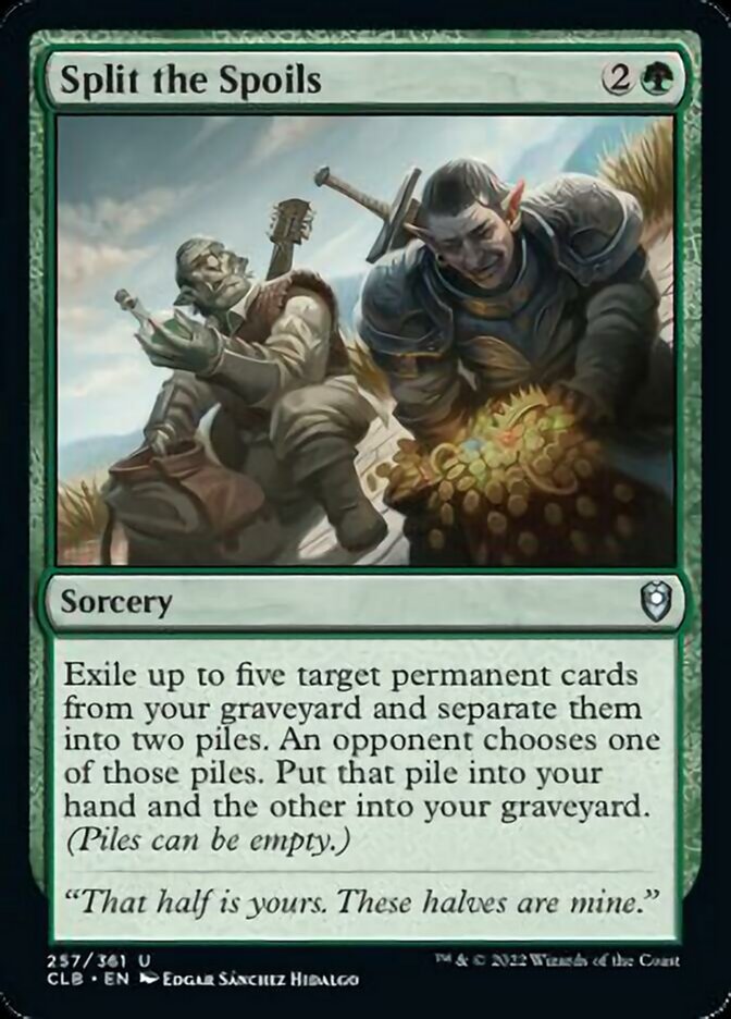 Split the Spoils [Commander Legends: Battle for Baldur's Gate] | L.A. Mood Comics and Games