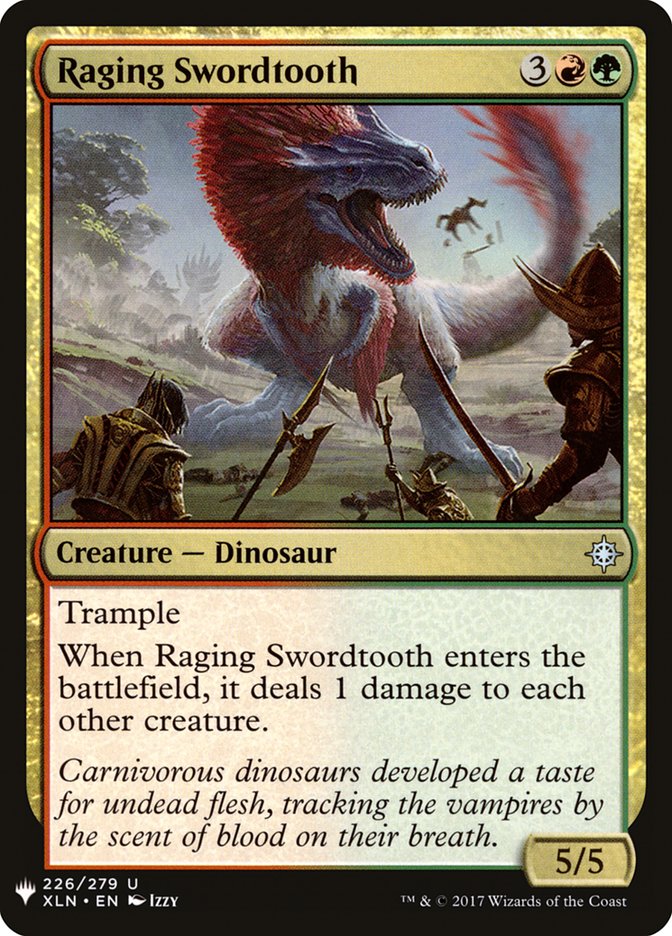 Raging Swordtooth [Mystery Booster] | L.A. Mood Comics and Games