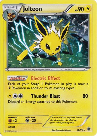 Jolteon (26/98) (Cosmos Holo) [XY: Ancient Origins] | L.A. Mood Comics and Games