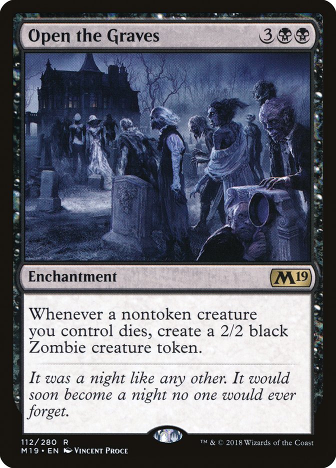Open the Graves [Core Set 2019] | L.A. Mood Comics and Games