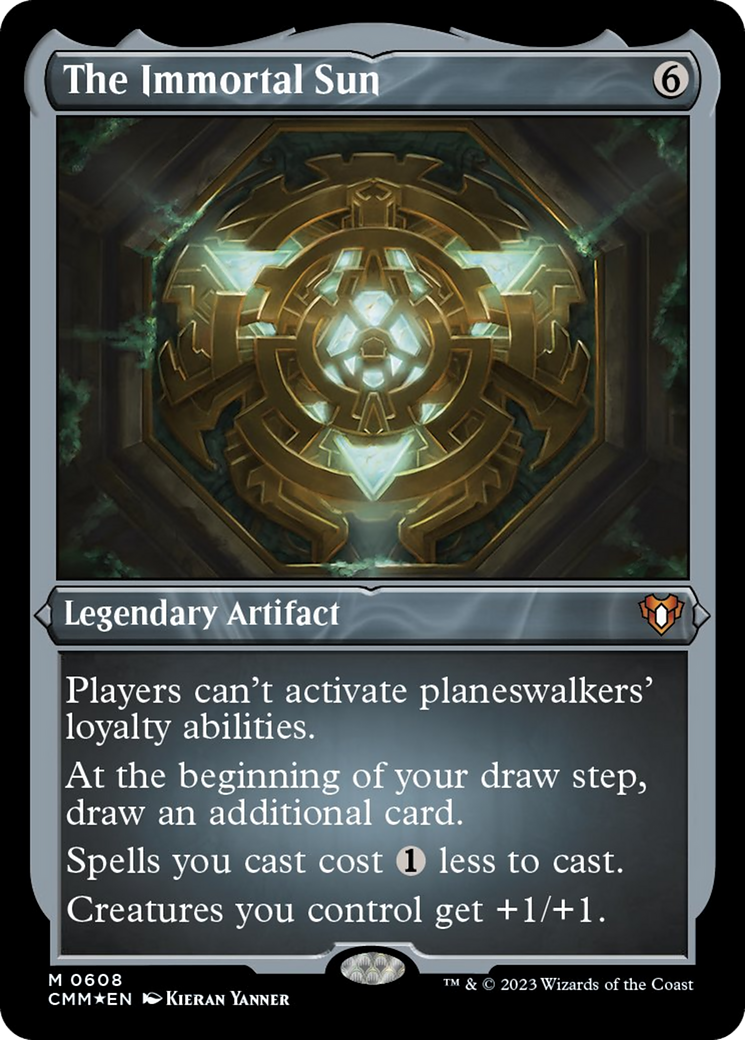 The Immortal Sun (Foil Etched) [Commander Masters] | L.A. Mood Comics and Games