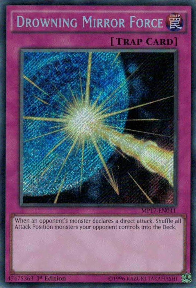 Drowning Mirror Force [MP17-EN041] Secret Rare | L.A. Mood Comics and Games