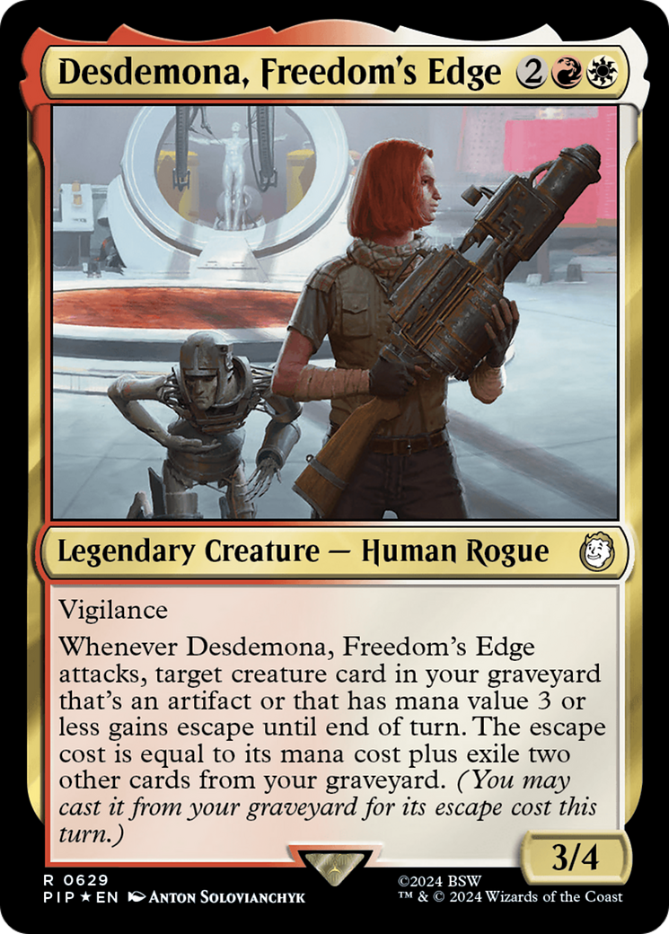 Desdemona, Freedom's Edge (Surge Foil) [Fallout] | L.A. Mood Comics and Games