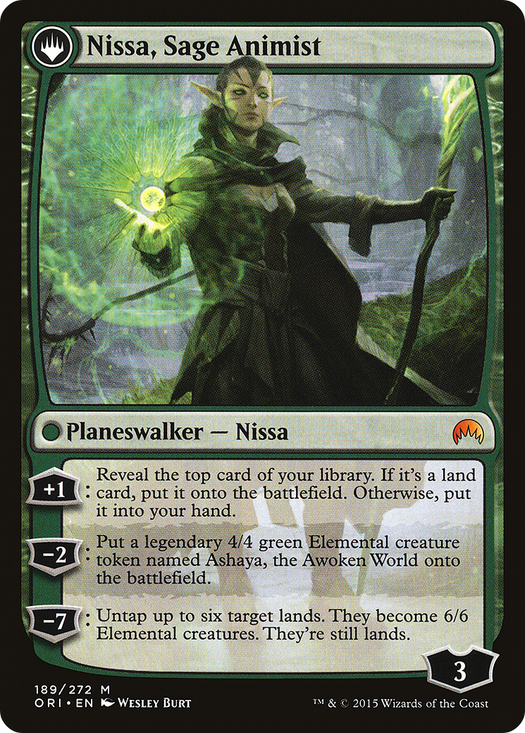 Nissa, Vastwood Seer // Nissa, Sage Animist [Secret Lair: From Cute to Brute] | L.A. Mood Comics and Games