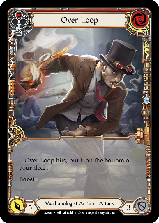 Over Loop (Red) [LGS013-P] (Promo)  1st Edition Normal | L.A. Mood Comics and Games