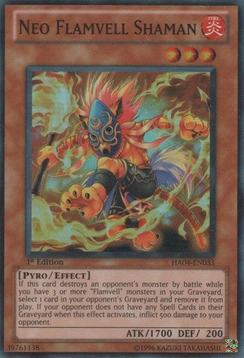 Neo Flamvell Shaman [HA04-EN033] Super Rare | L.A. Mood Comics and Games