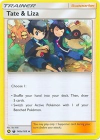 Tate & Liza (148a/168) (Alternate Art Promo) (Battle Arena Deck Exclusive) [Sun & Moon: Celestial Storm] | L.A. Mood Comics and Games