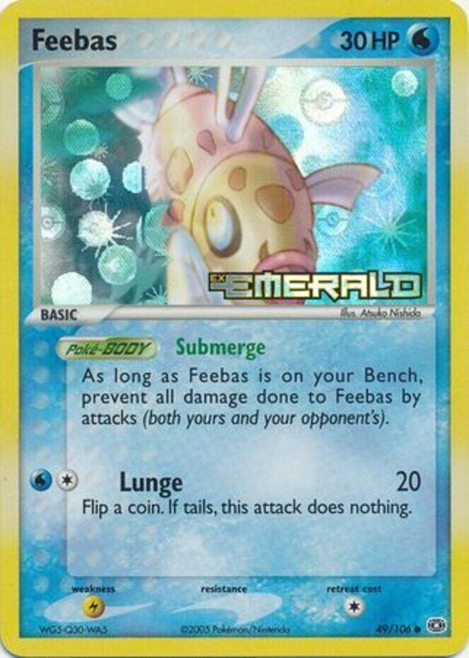 Feebas (49/106) (Stamped) [EX: Emerald] | L.A. Mood Comics and Games