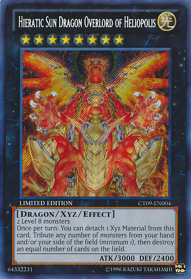 Hieratic Sun Dragon Overlord of Heliopolis [CT09-EN004] Secret Rare | L.A. Mood Comics and Games