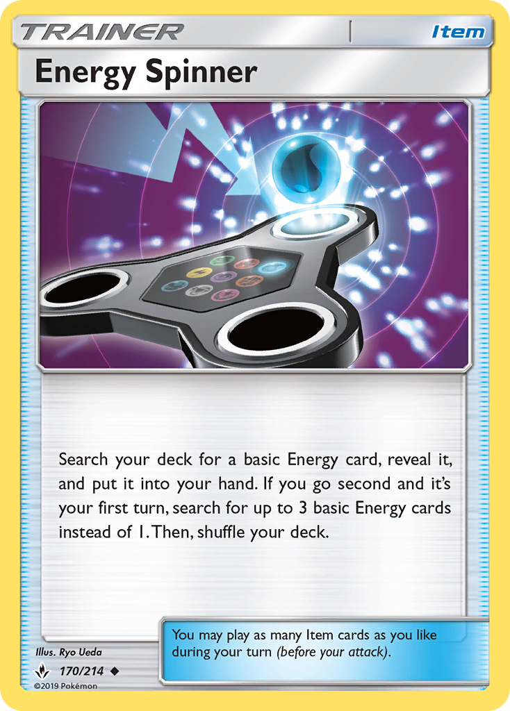 Energy Spinner (170/214) [Sun & Moon: Unbroken Bonds] | L.A. Mood Comics and Games