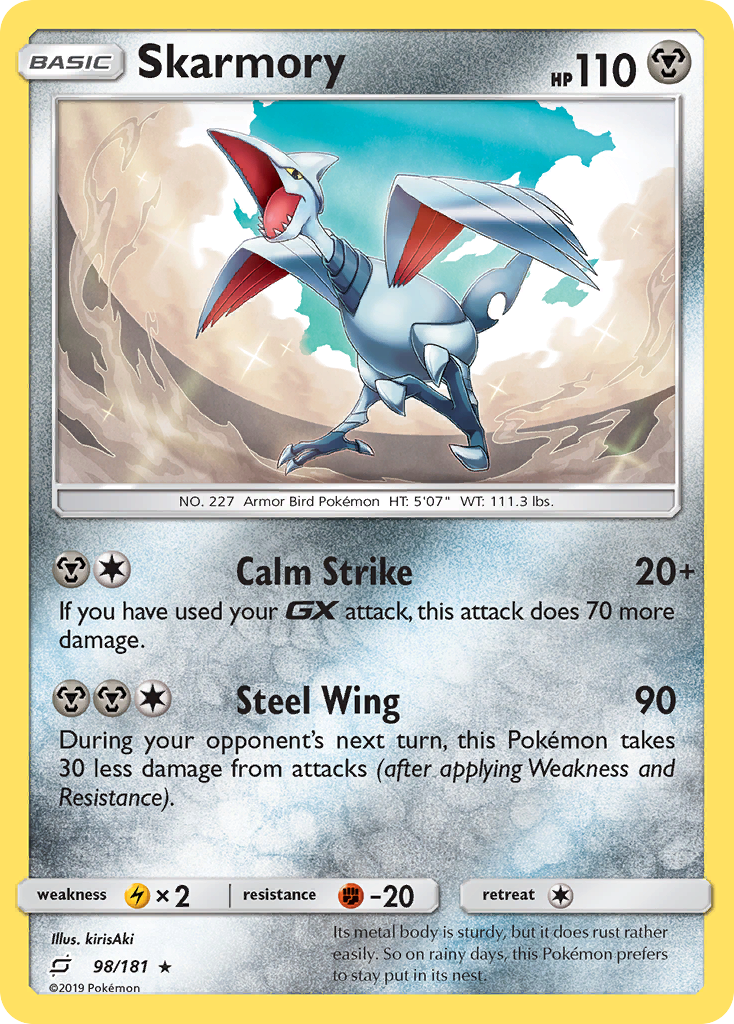 Skarmory (98/181) [Sun & Moon: Team Up] | L.A. Mood Comics and Games