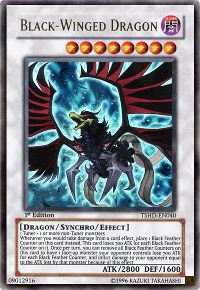 Black-Winged Dragon [TSHD-EN040] Ultra Rare | L.A. Mood Comics and Games