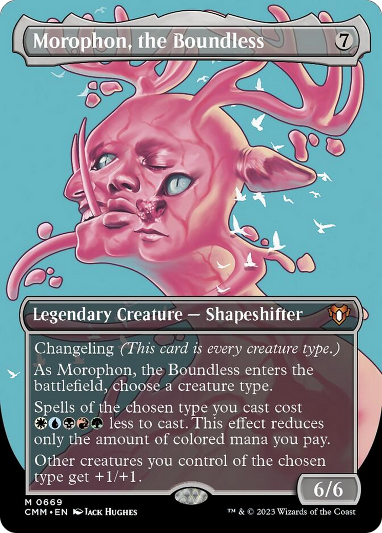 Morophon, the Boundless (Borderless Profile) [Commander Masters] | L.A. Mood Comics and Games