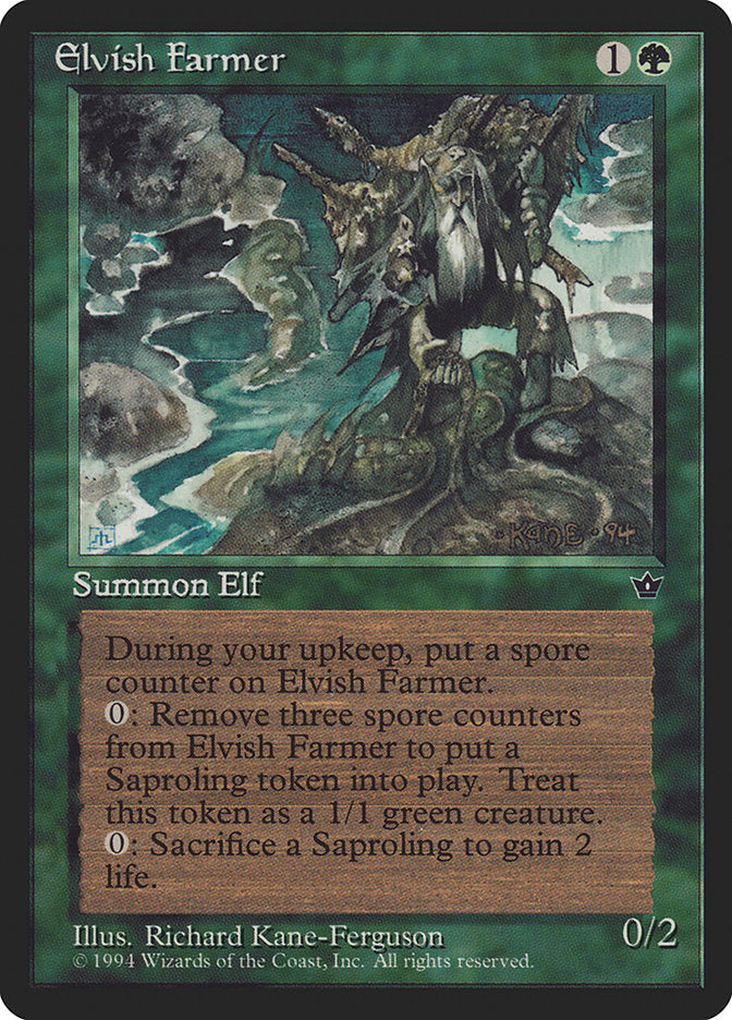Elvish Farmer [Fallen Empires] | L.A. Mood Comics and Games