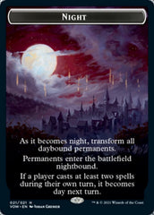 Day // Night Double-Sided Token [Innistrad: Crimson Vow Tokens] | L.A. Mood Comics and Games