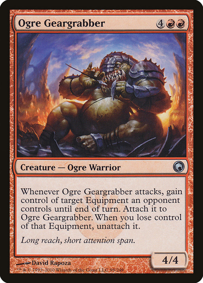Ogre Geargrabber [Scars of Mirrodin] | L.A. Mood Comics and Games