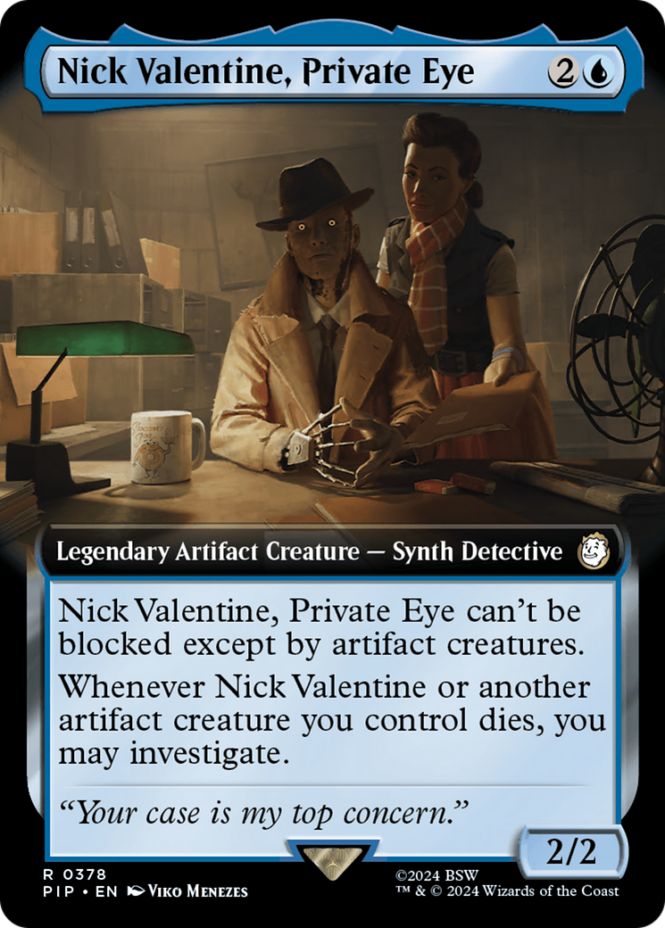 Nick Valentine, Private Eye (Extended Art) [Fallout] | L.A. Mood Comics and Games