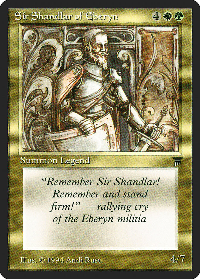 Sir Shandlar of Eberyn [Legends] | L.A. Mood Comics and Games