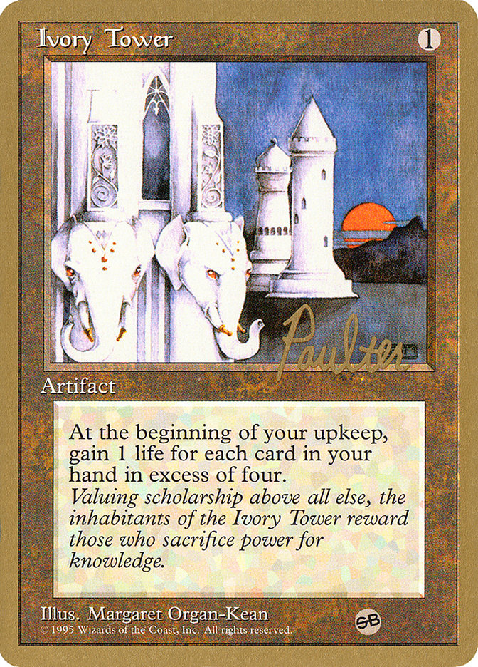 Ivory Tower (Preston Poulter) (SB) [Pro Tour Collector Set] | L.A. Mood Comics and Games