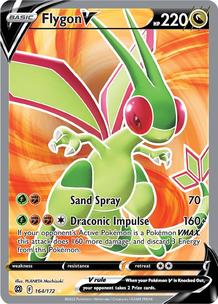 Flygon V (164/172) [Sword & Shield: Brilliant Stars] | L.A. Mood Comics and Games