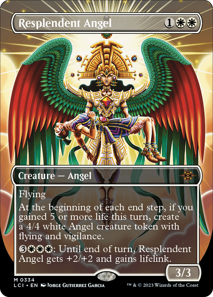 Resplendent Angel (Borderless) [The Lost Caverns of Ixalan] | L.A. Mood Comics and Games