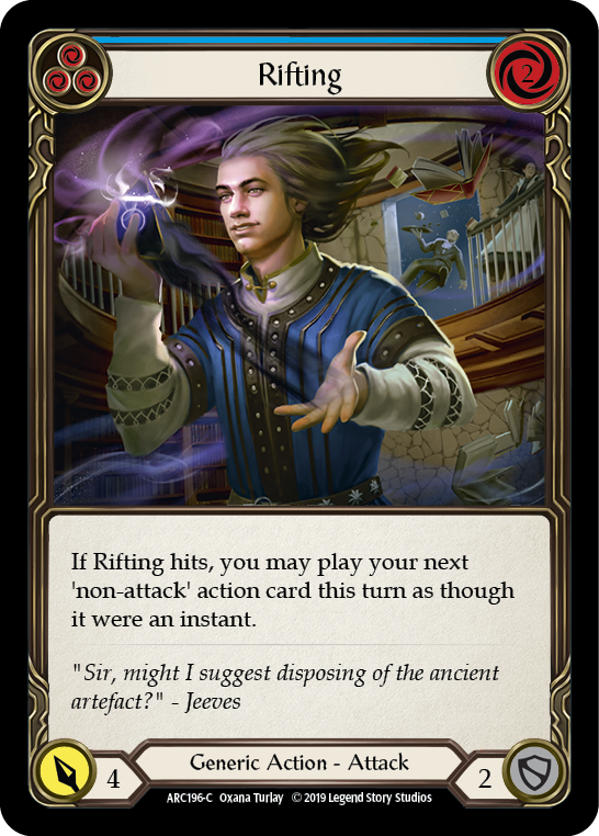 Rifting (Blue) [ARC196-C] (Arcane Rising)  1st Edition Normal | L.A. Mood Comics and Games