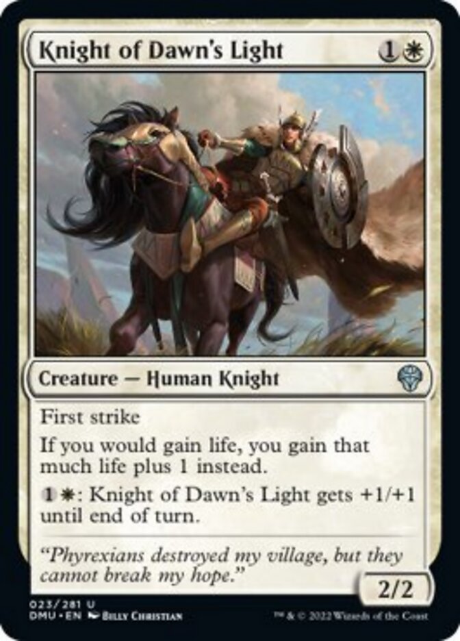 Knight of Dawn's Light [Dominaria United] | L.A. Mood Comics and Games