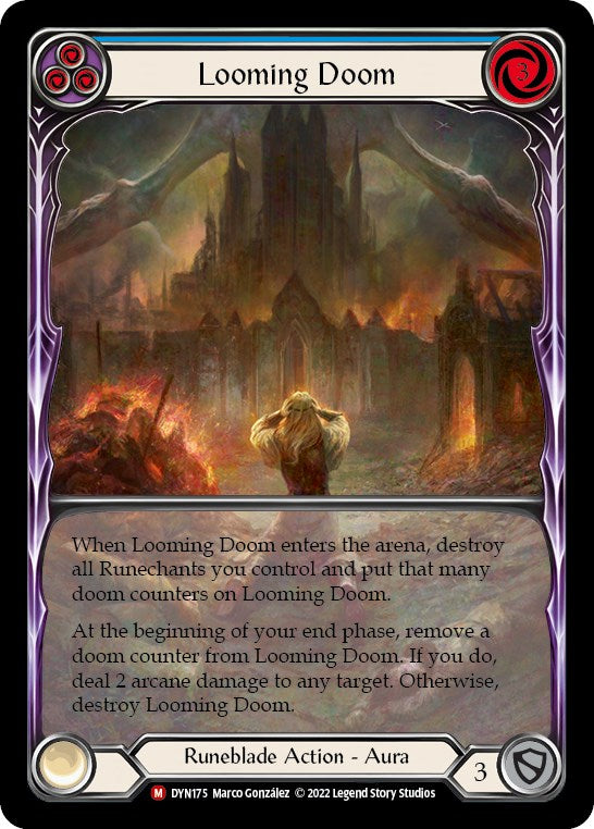 Looming Doom (Extended Art) [DYN175] (Dynasty)  Rainbow Foil | L.A. Mood Comics and Games