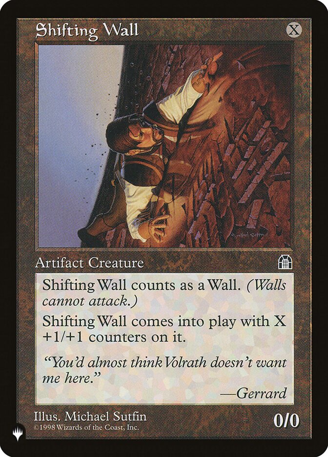 Shifting Wall [The List] | L.A. Mood Comics and Games