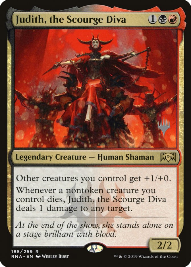Judith, the Scourge Diva (Promo Pack) [Ravnica Allegiance Promos] | L.A. Mood Comics and Games