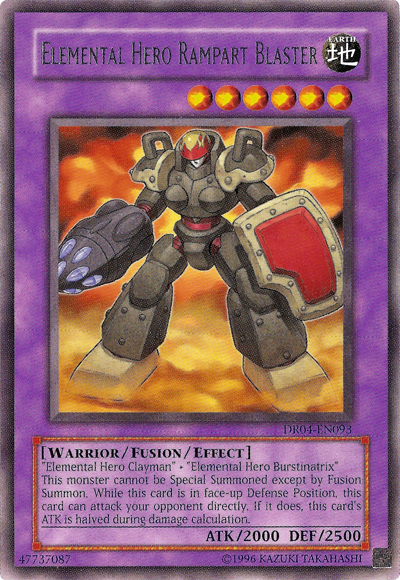 Elemental Hero Rampart Blaster [DR04-EN093] Rare | L.A. Mood Comics and Games