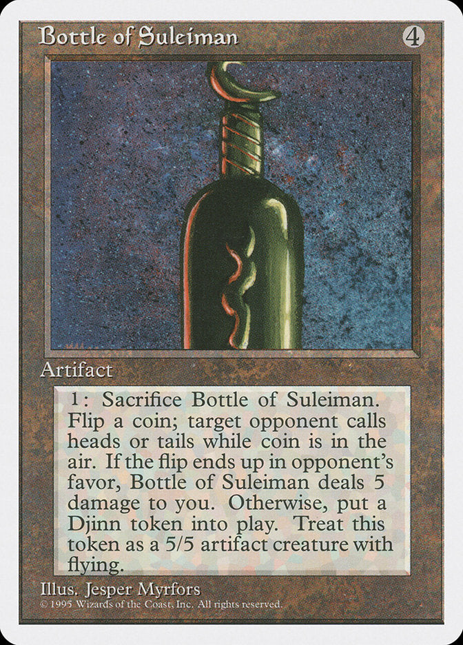 Bottle of Suleiman [Fourth Edition] | L.A. Mood Comics and Games