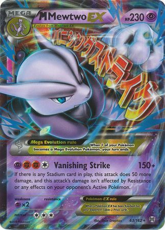 M Mewtwo EX (63/162) (Jumbo Card) [XY: BREAKthrough] | L.A. Mood Comics and Games
