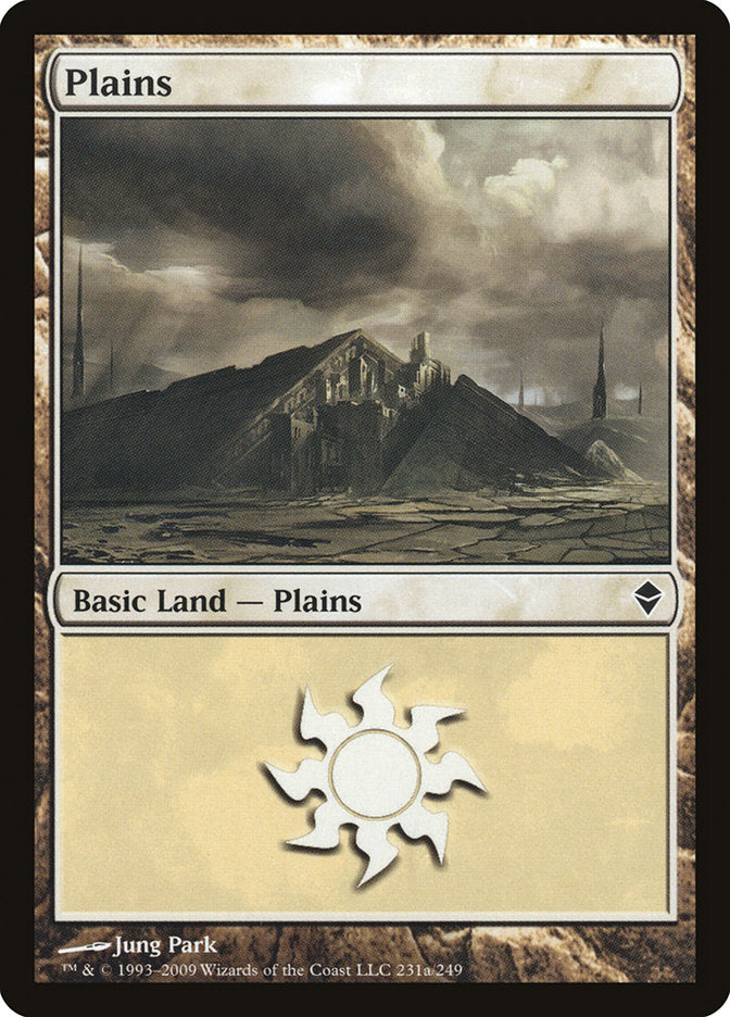 Plains (231a) [Zendikar] | L.A. Mood Comics and Games