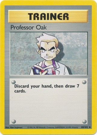 Professor Oak (88/102) [Base Set Unlimited] | L.A. Mood Comics and Games