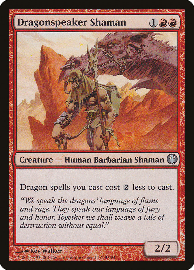 Dragonspeaker Shaman [Duel Decks: Knights vs. Dragons] | L.A. Mood Comics and Games