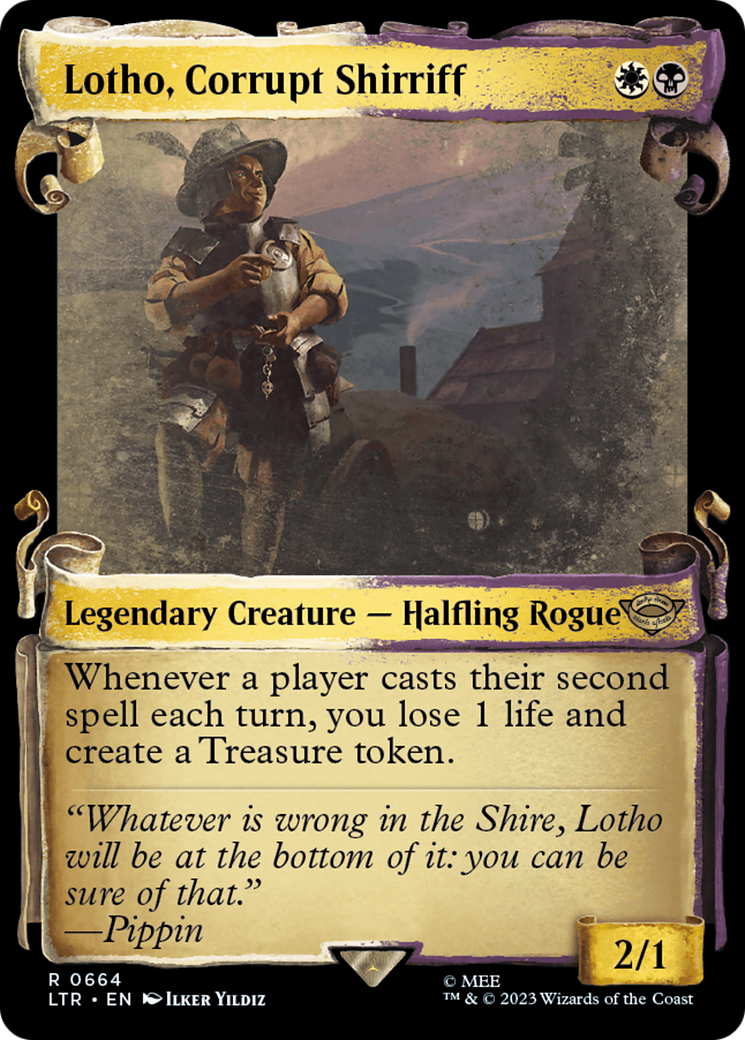 Lotho, Corrupt Shirriff [The Lord of the Rings: Tales of Middle-Earth Showcase Scrolls] | L.A. Mood Comics and Games