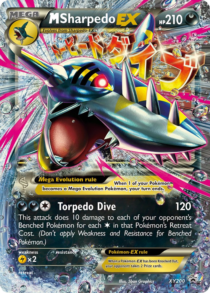 M Sharpedo EX (XY200) [XY: Black Star Promos] | L.A. Mood Comics and Games